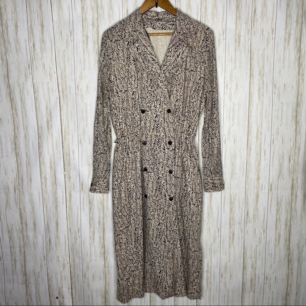 Vintage palm frond printed day Day dress